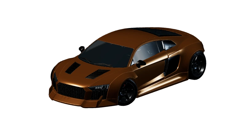 Audi R8 Custom 3D model
