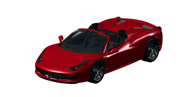 Ferrari 458 Spider 3D model