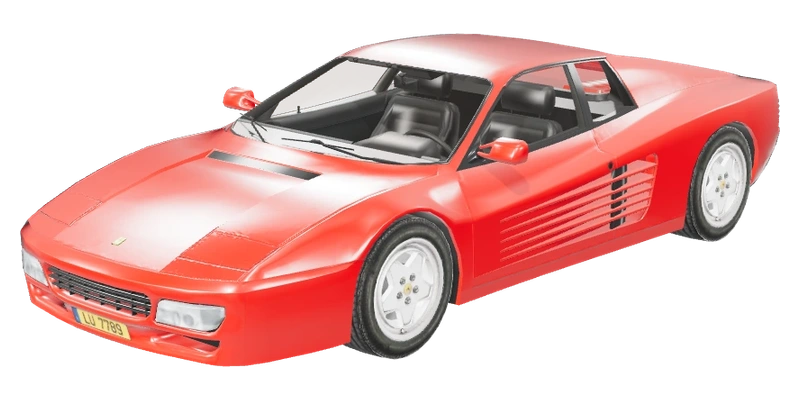 Ferrari Testarossa 3D model