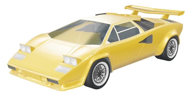 Lamborghini Countach LP500S 3D model
