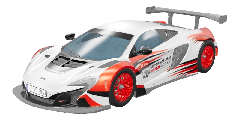 McLaren 650S GT3 3D model