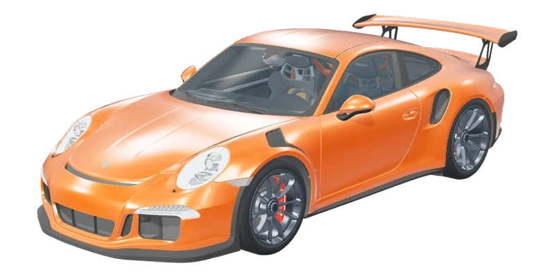 Porsche 911 GT3 3D model